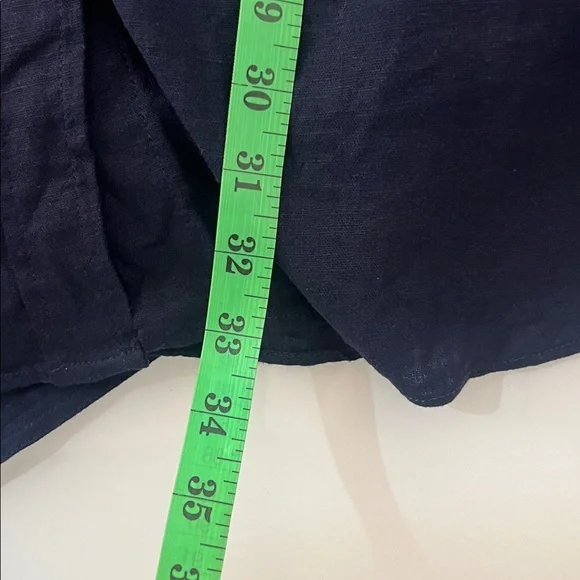 NWOT / J.crew factory Linen-blend belted mini shirt-dress - Picture 5 of 5